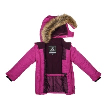 Kamik Winterjacke Parka Katy (wind- und wasserdicht, reflektierend) fuchisapink Kinder